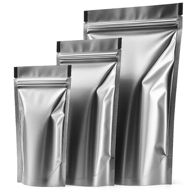 Doypack metalizado en tres tamaños